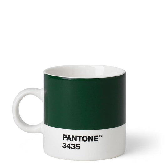 Pantone Espresso Cup in Dark Green 3435