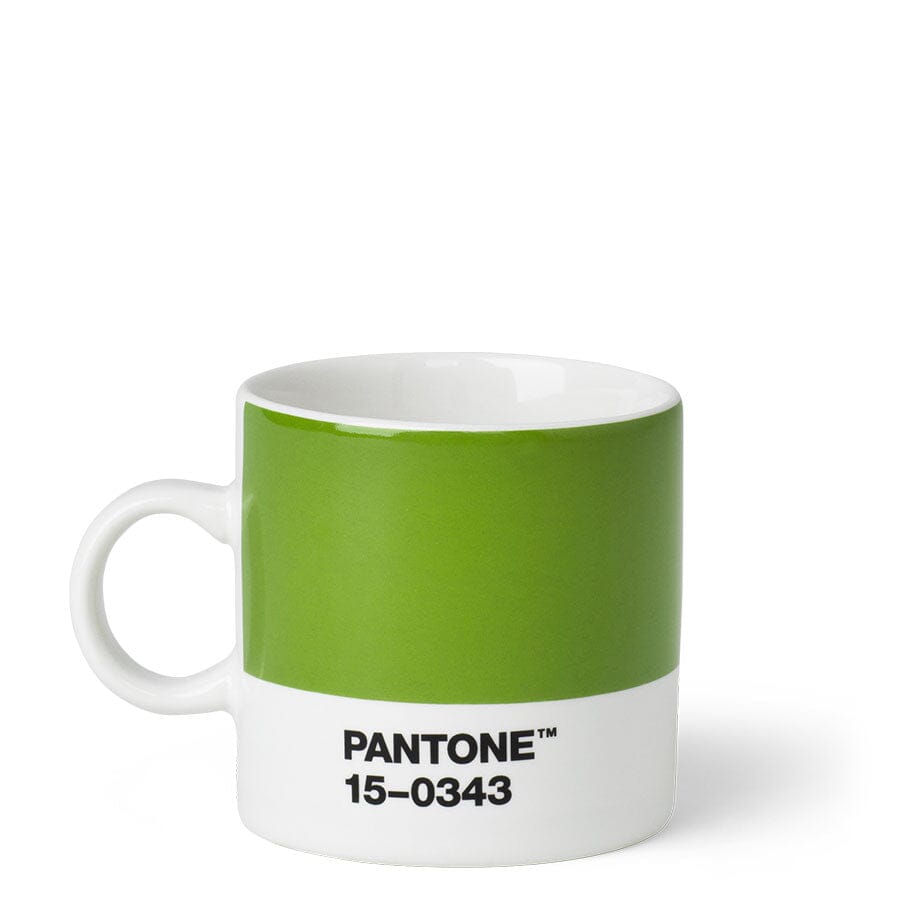 Pantone Espresso Cup in Greenery 15-0343
