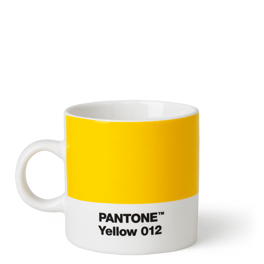 Pantone Espresso Cup in Yellow 012