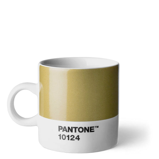 Pantone Espresso Cup in Gold 10124
