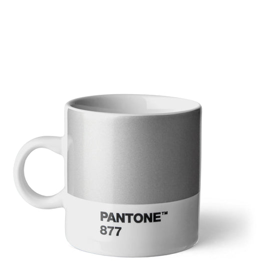 Pantone Espresso Cup in Silver 877