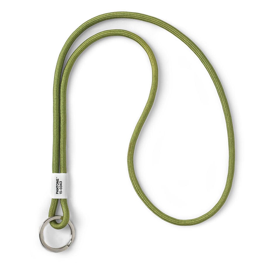 Pantone Long Keychain in Greenery 15-0343