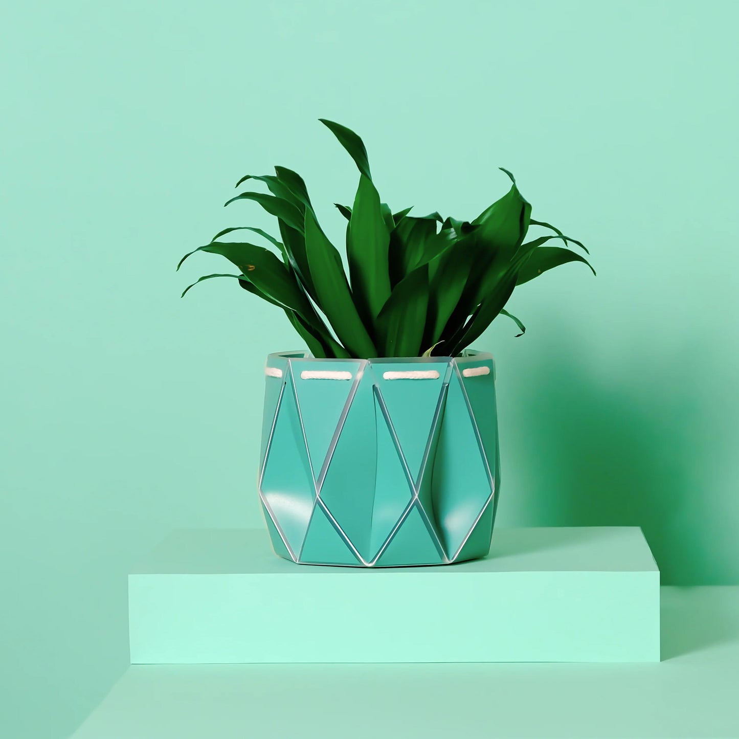 POTR Self-Watering 5.9" Diameter Pot In Aqua Bue