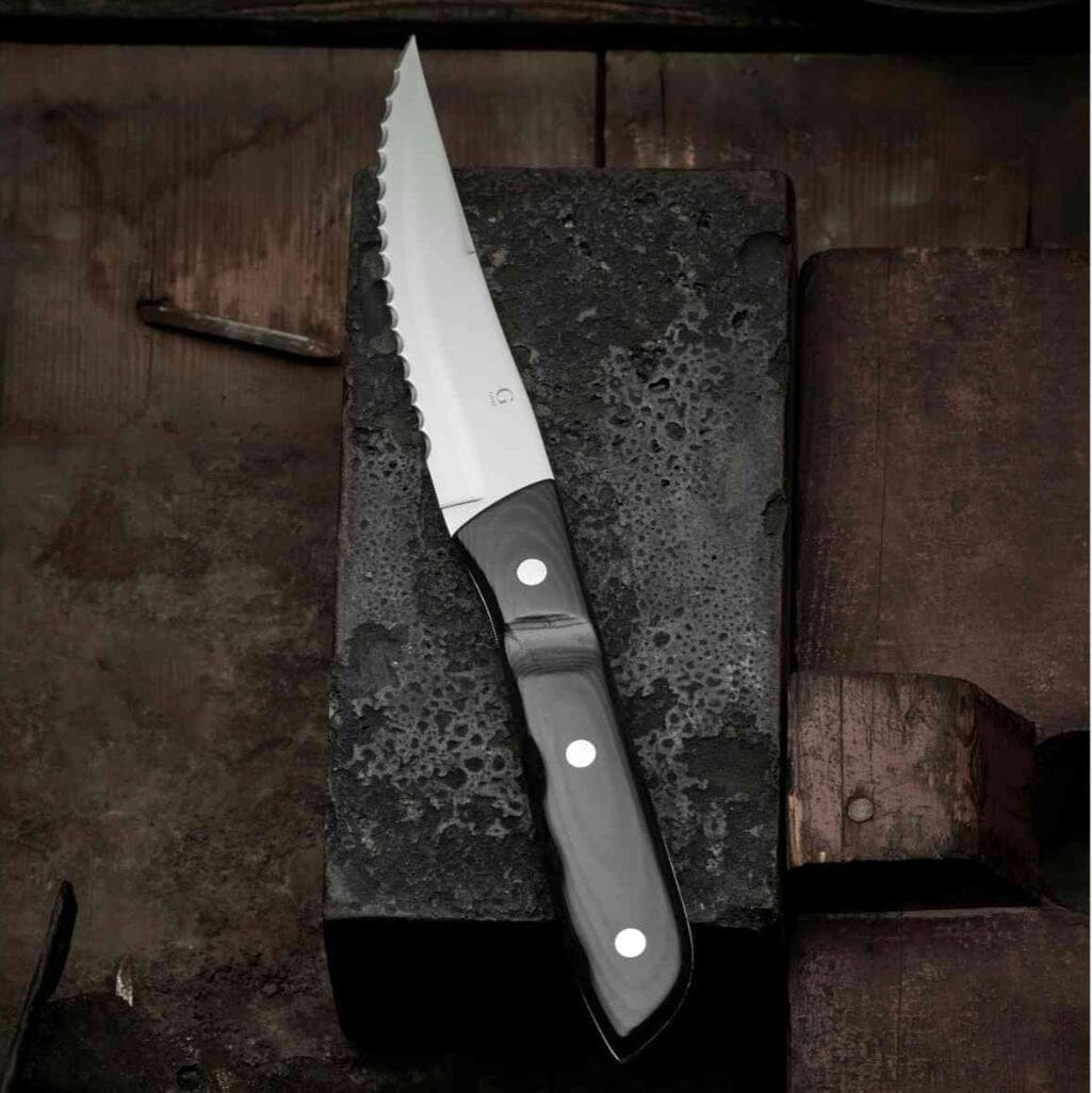 Gense Old Farmer Micarta Steak Knife Set of 4