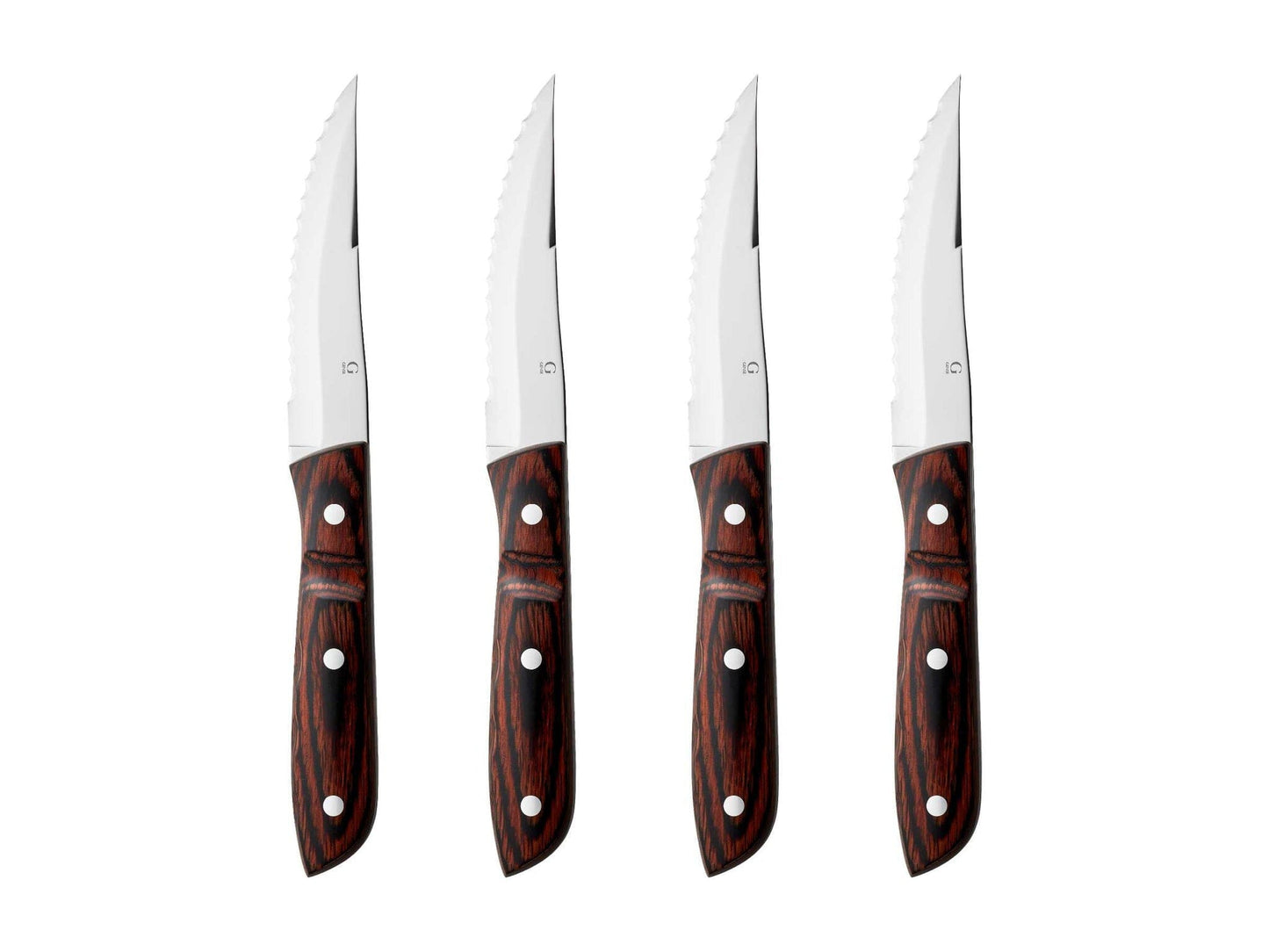 Gense Old Farmer Micarta Steak Knife Set of 4