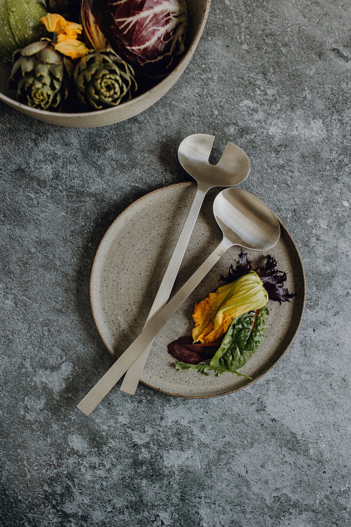 Zack Lenora Salad Servers