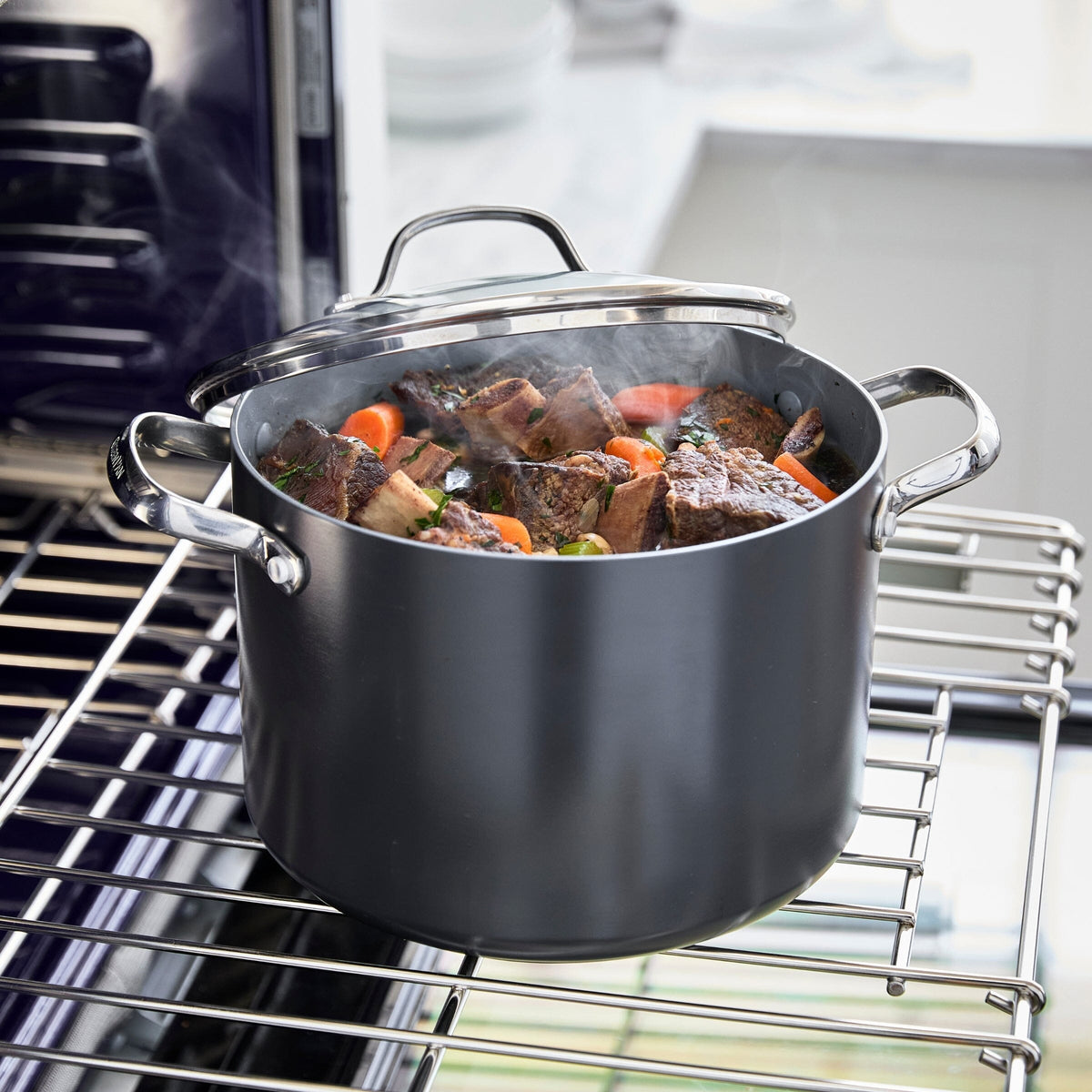 GreenPan Valencia Pro Non-Stick 8qt Ceramic Stockpot With Lid