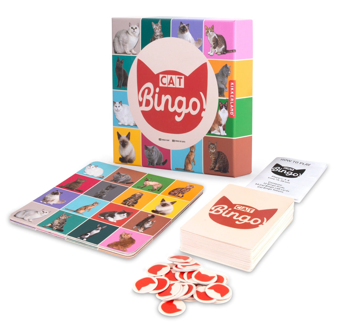 Kikkerland Bingo Pals: Dogs & Cats Edition