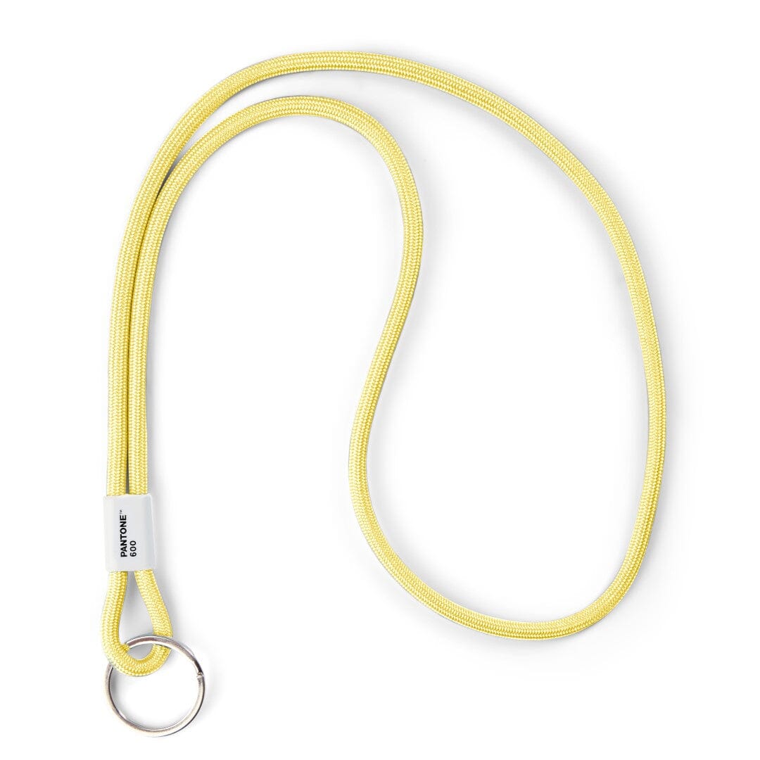 Pantone Long Keychain in Light Yellow 600