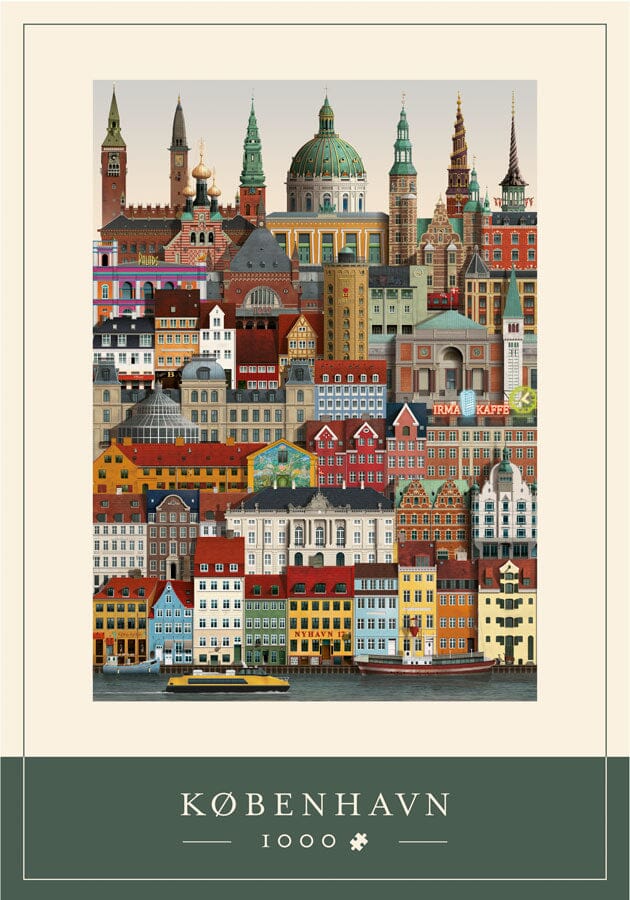 Martin Schwartz Copenhagen Jigsaw 1000 Pieces