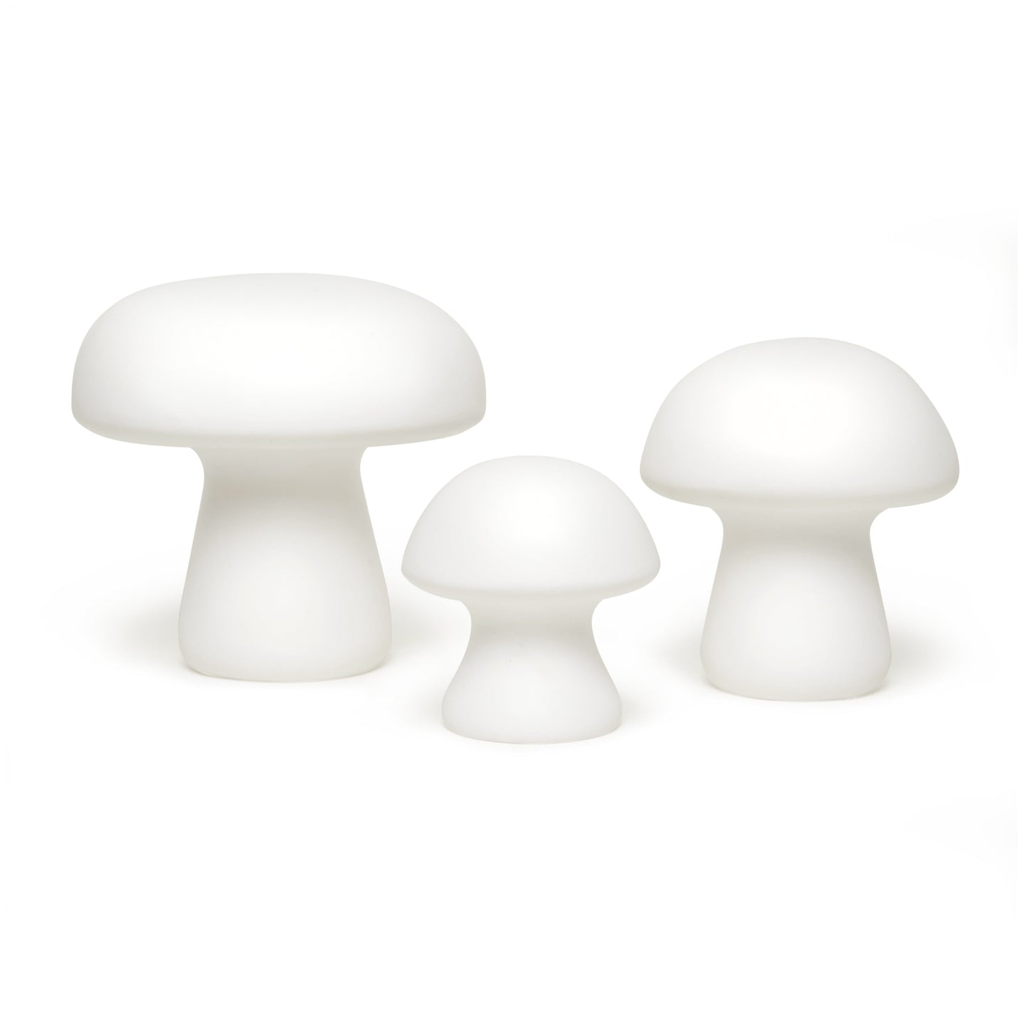 Kikkerland Porcelain Mushroom Light Set