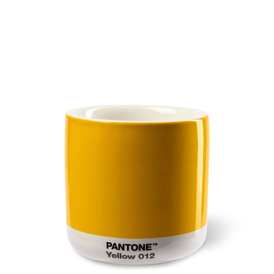Pantone Latte Thermo Cup in Yellow 012 C