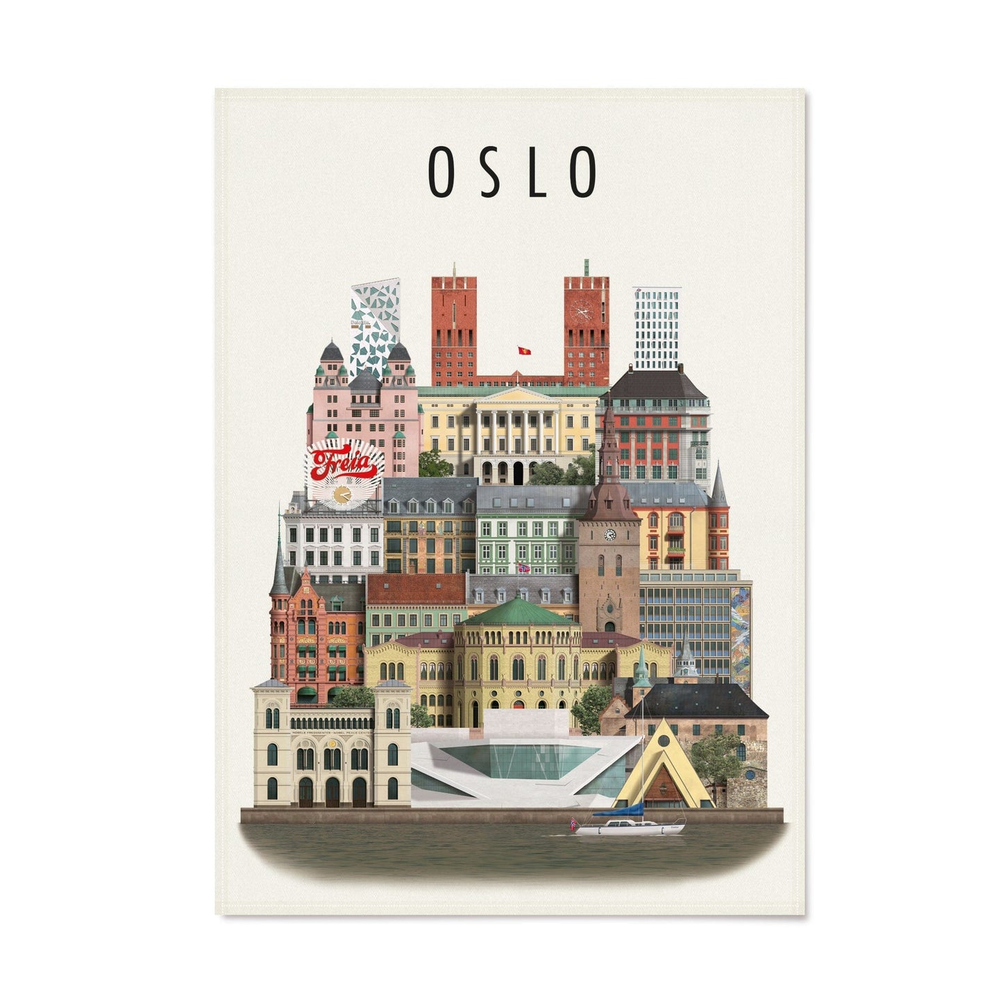 Martin Schwartz Oslo Tea Towel