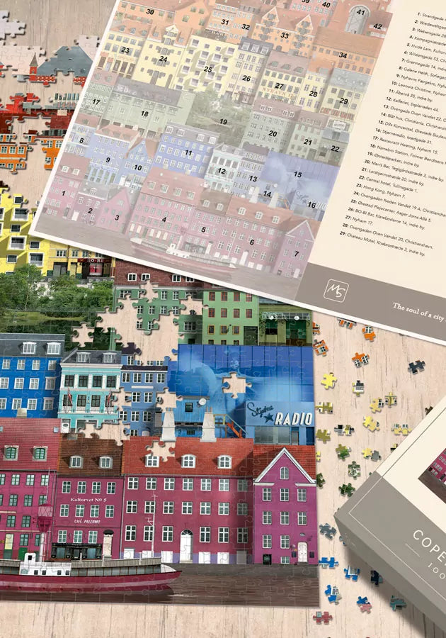 Martin Schwartz Copenhagen Rainbow Jigsaw 1000 Pieces