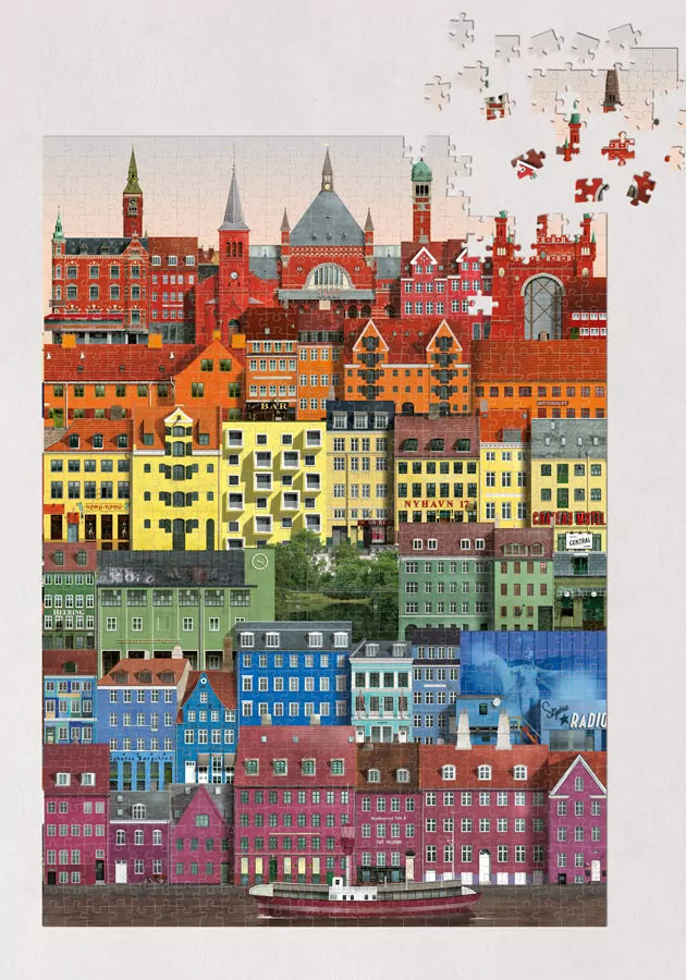Martin Schwartz Copenhagen Rainbow Jigsaw 1000 Pieces
