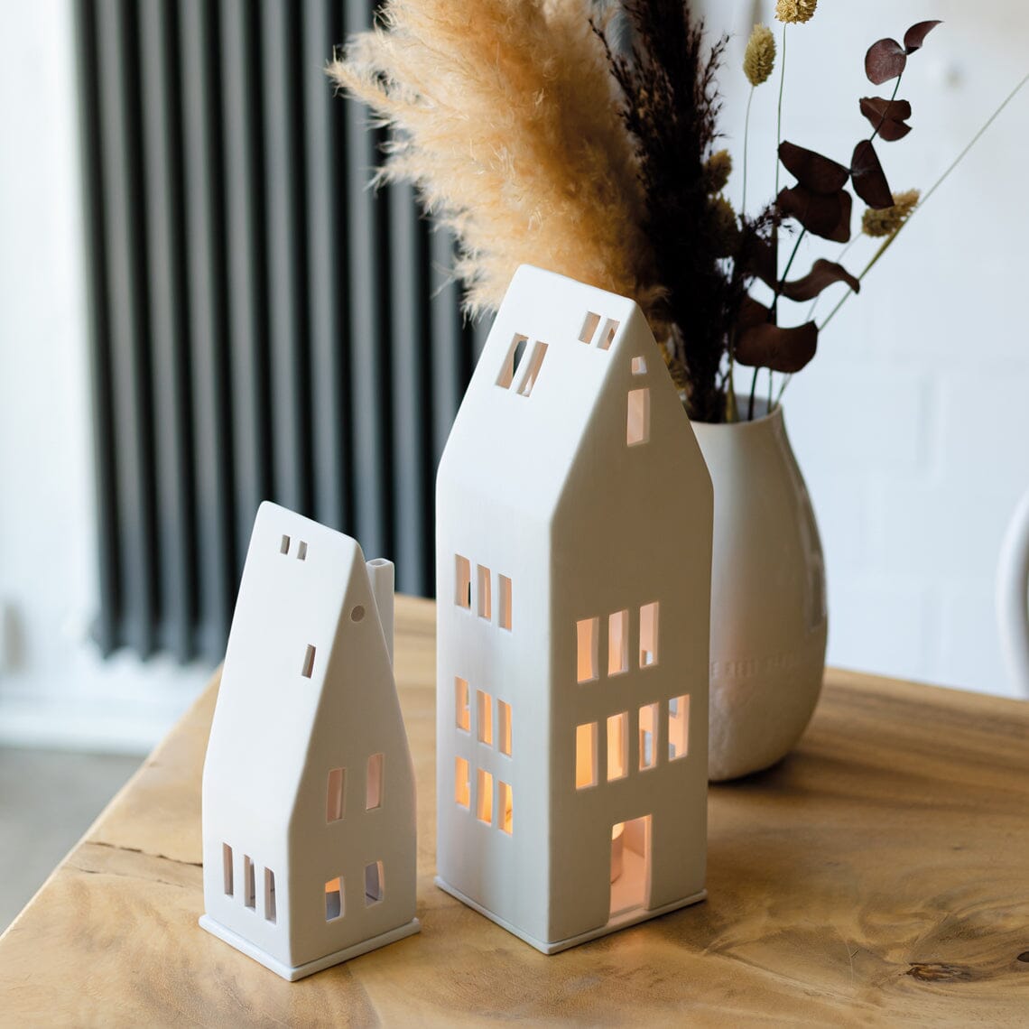 Rader Porcelain Village House Set of 2