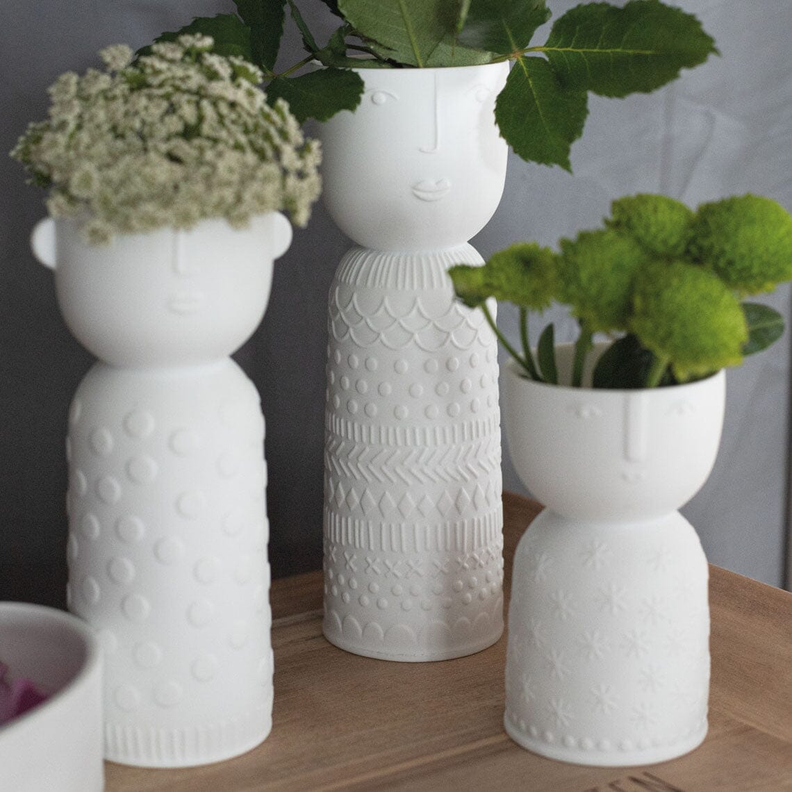 Rader Natural Forms Vase Set Lucia, Luna & Stella