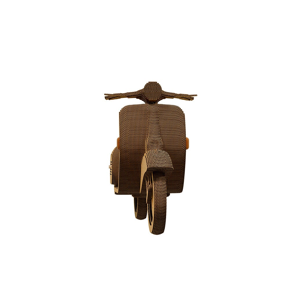 Scooter 3D Puzzle Cardboard Sculpture by Cartonic