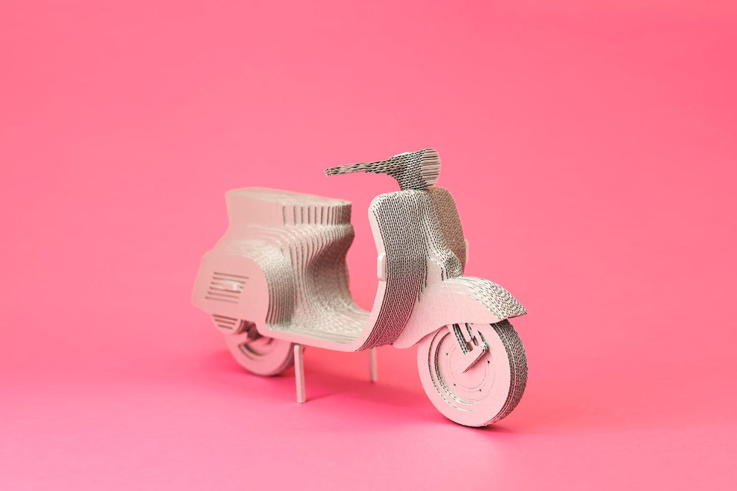 Scooter 3D Puzzle Cardboard Sculpture by Cartonic