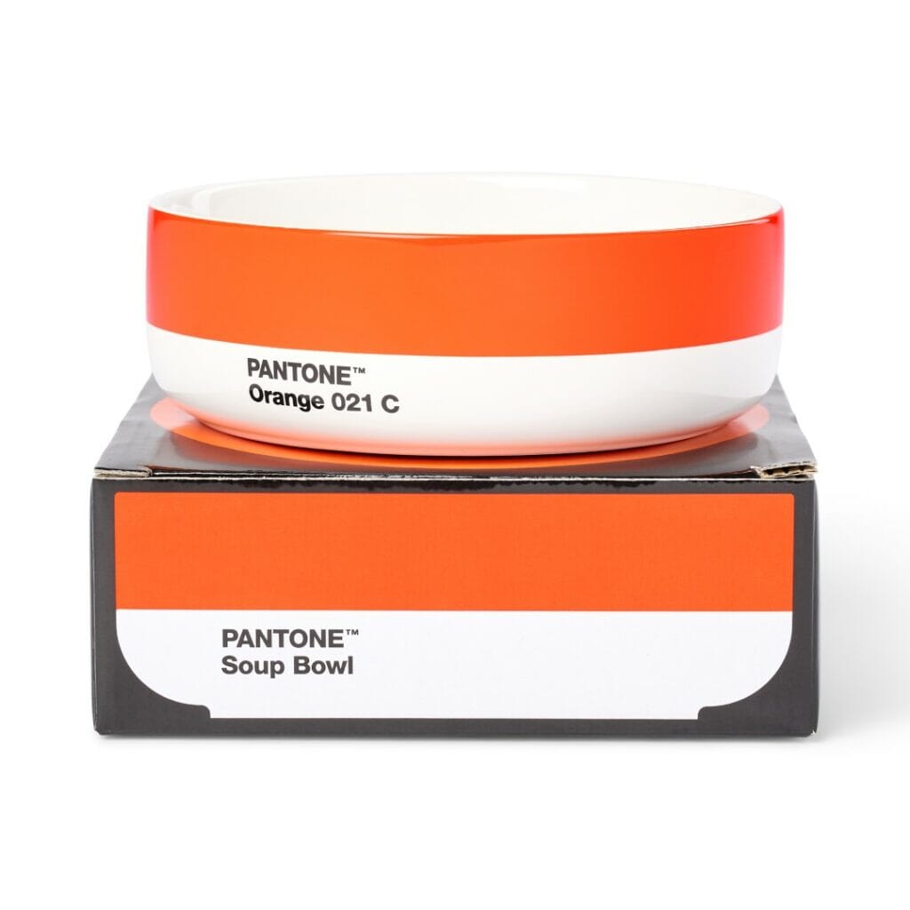 Pantone Bowl in Orange 021