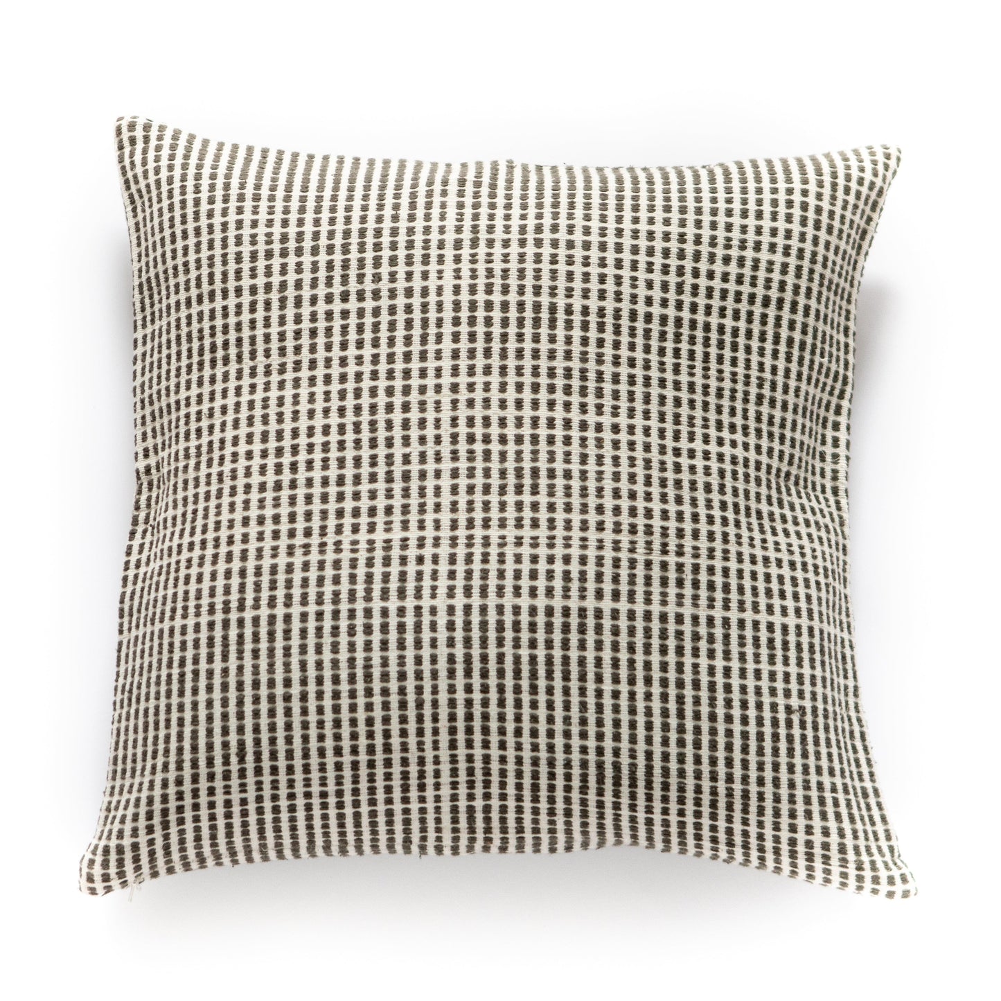 Akobo Handwoven Cushion in Dark Grey