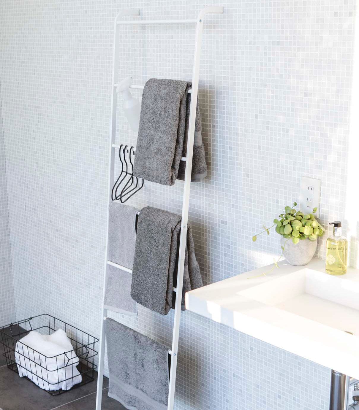 Yamazaki Steel Leaning Storage Ladder