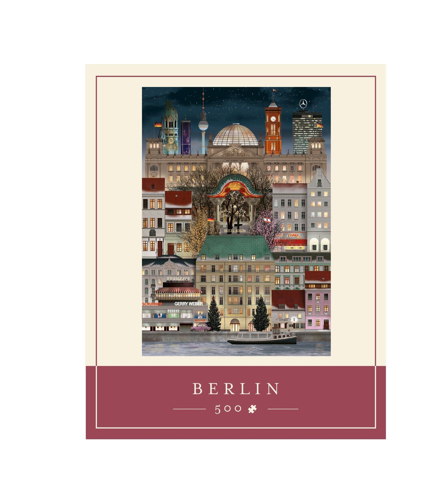 Martin Schwartz Berlin Jigsaw 500 Pieces