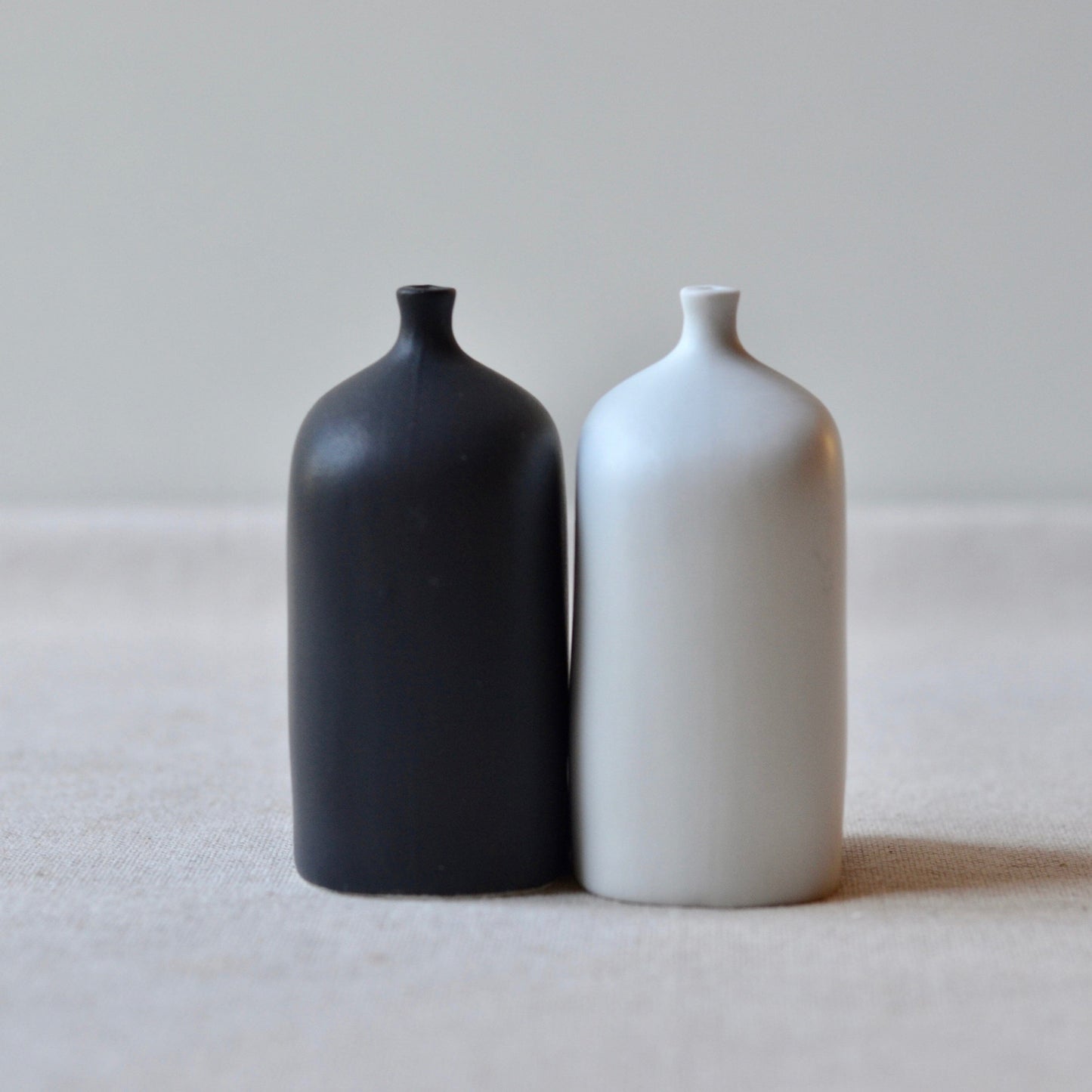 Maia Ming B&W Salt and Pepper Shaker Vials