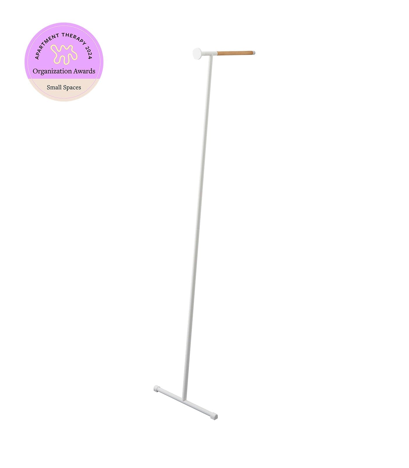Yamazaki Steel & Wood Leaning Clothes Hanger