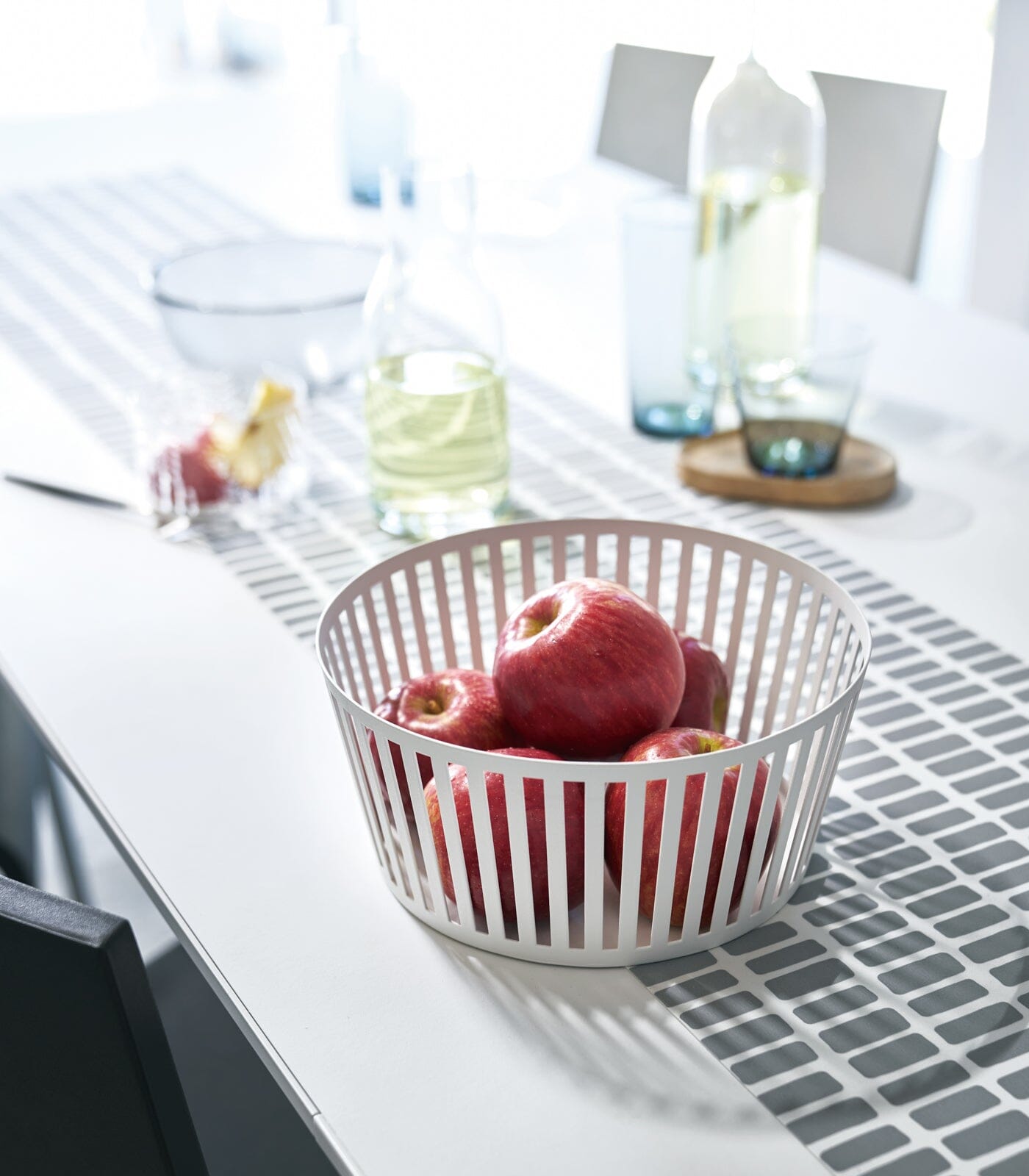Yamazaki Tall Steel Fruit Basket