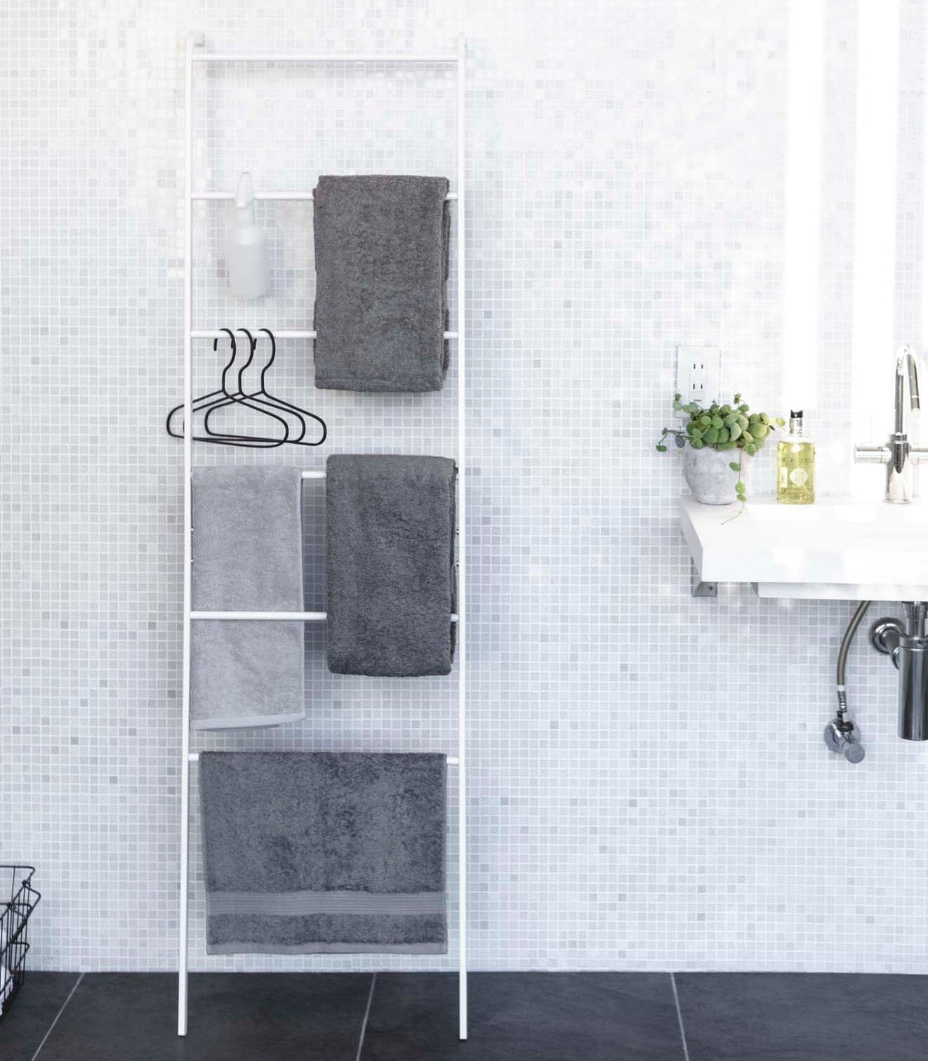 Yamazaki Steel Leaning Storage Ladder