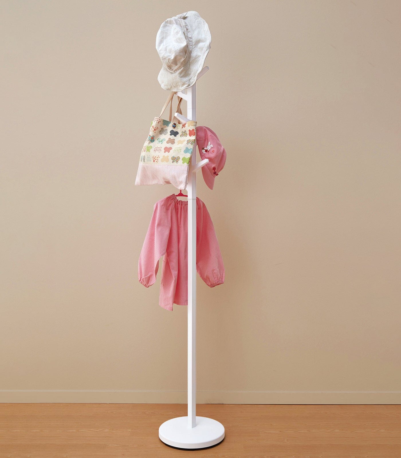 Yamazaki 69" Steel Coat Rack with Rotating Branches