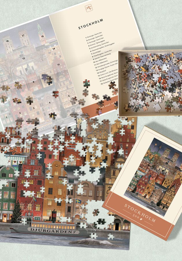 Martin Schwartz Stockholm Jigsaw 500 Pieces