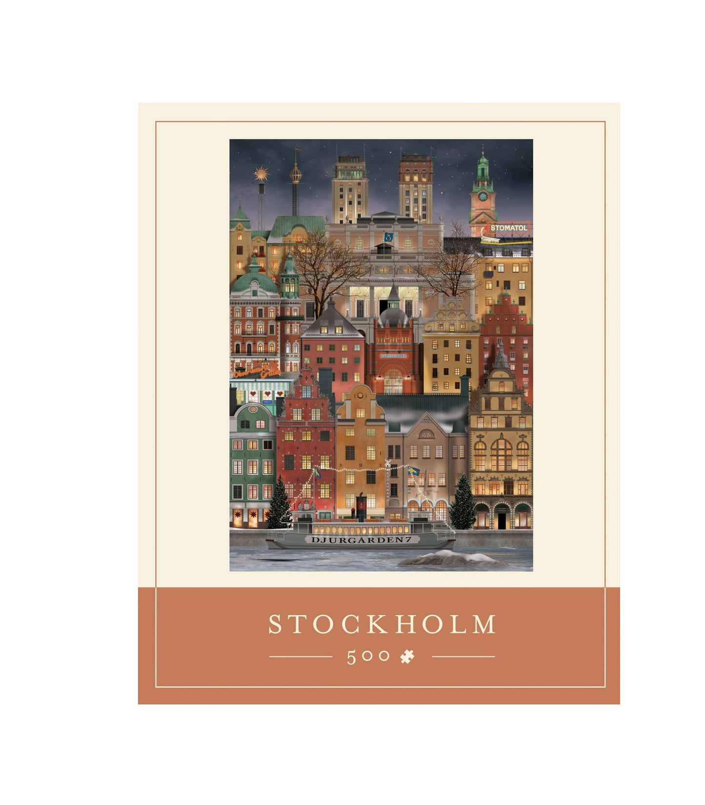 Martin Schwartz Stockholm Jigsaw 500 Pieces