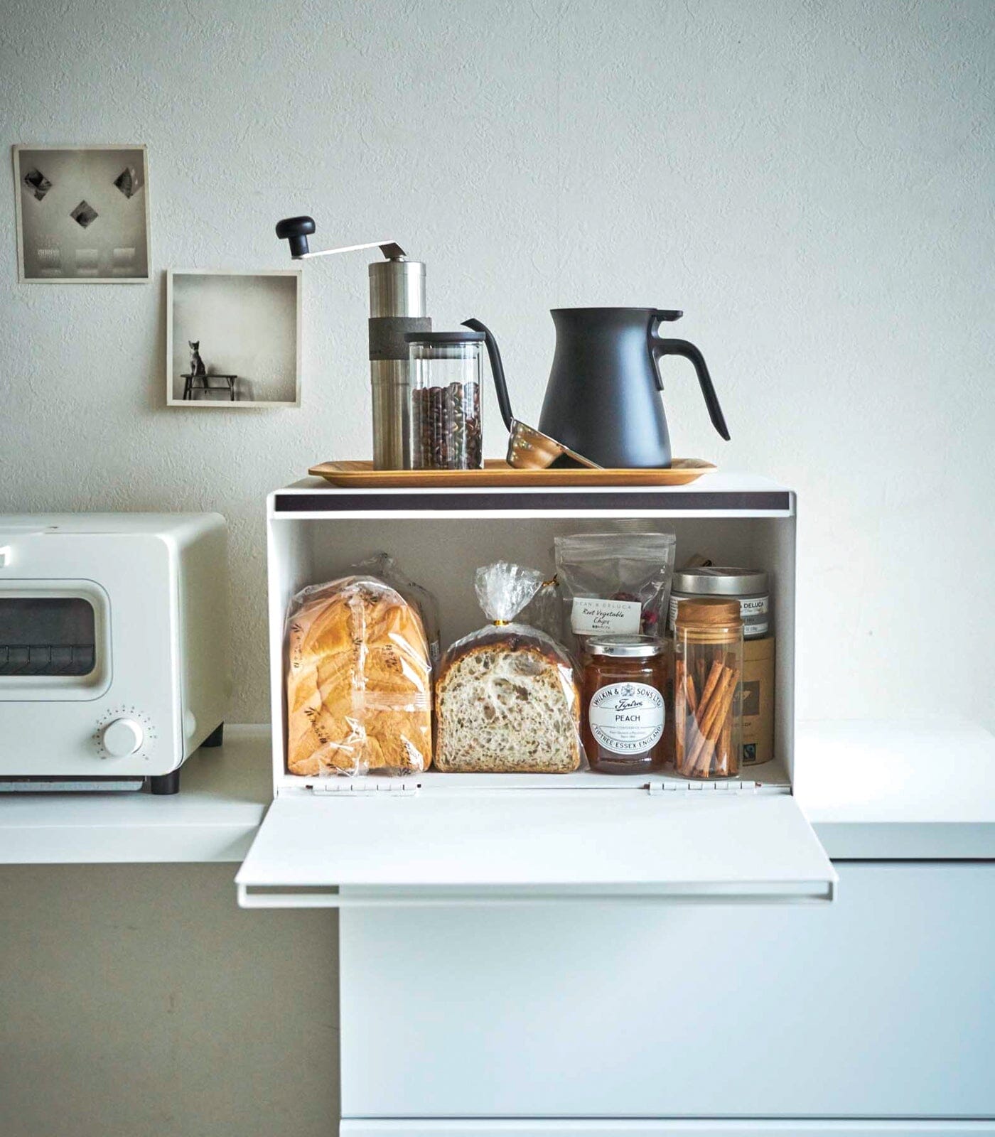 Yamazaki Steel Bread Box