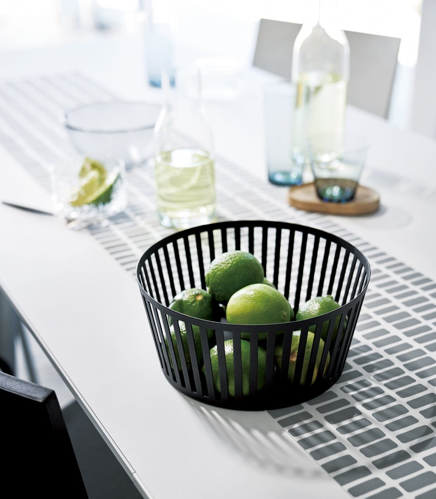 Yamazaki Tall Steel Fruit Basket