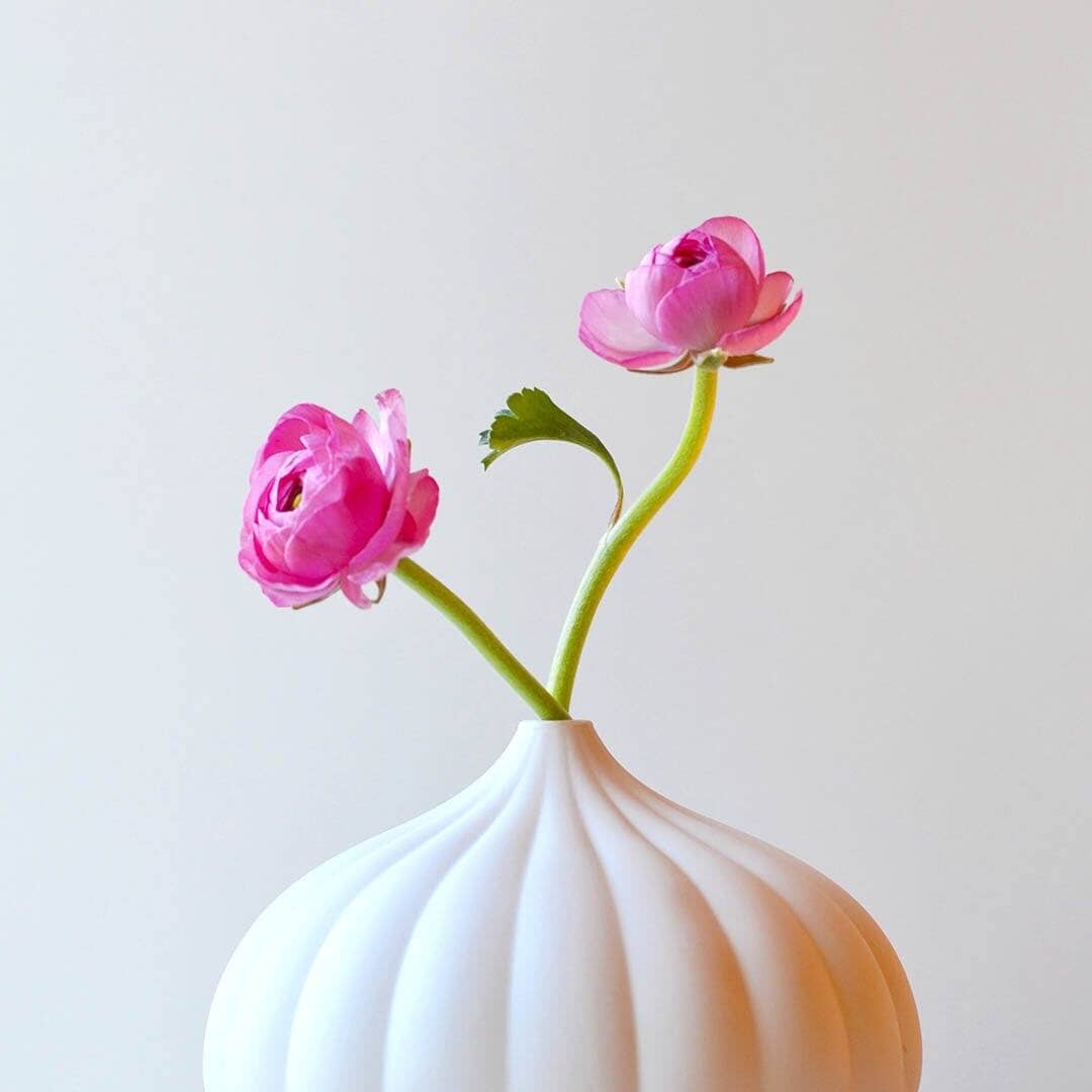 Maia Ming Set of 3 Textured Porcelain Vases