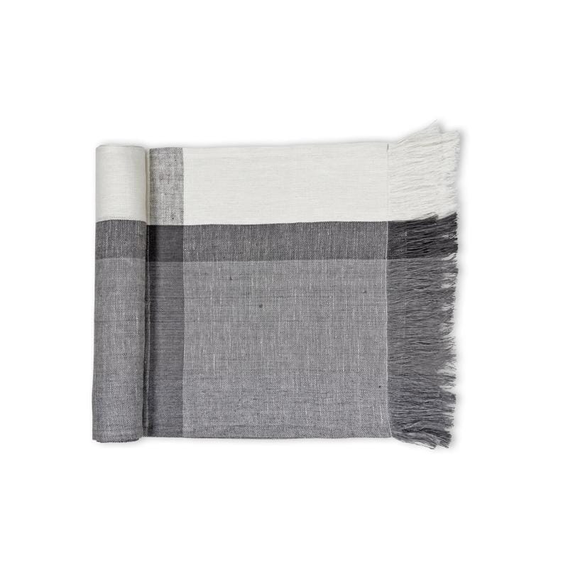 Sustainable Threads Handwoven Linen Table Runner