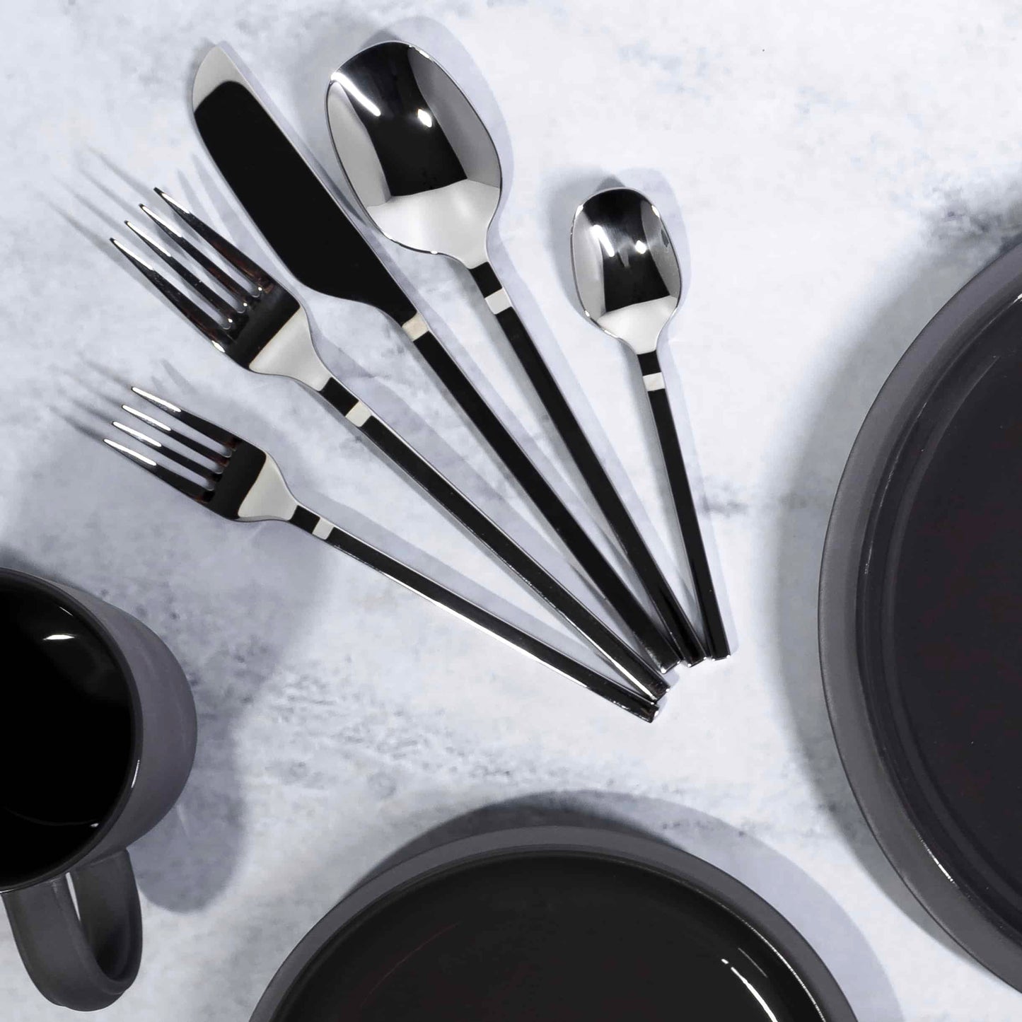 Chime Flatware Stainless Steel 5-Piece Setting