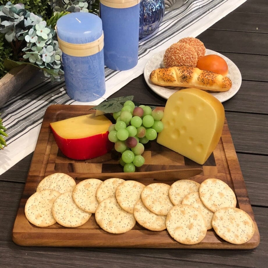 Acacia Charcuterie/Cheese Board with Knife