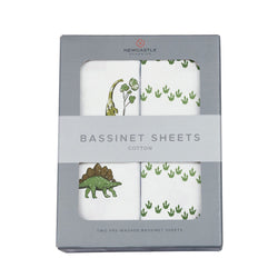 Dino Days and Dino Feet Bassinet Sheets