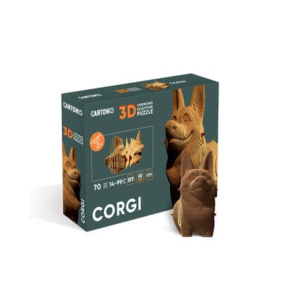 Cartonic Corgi 3D Puzzle