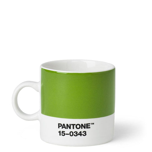 Pantone Espresso Cup in Greenery 15-0343