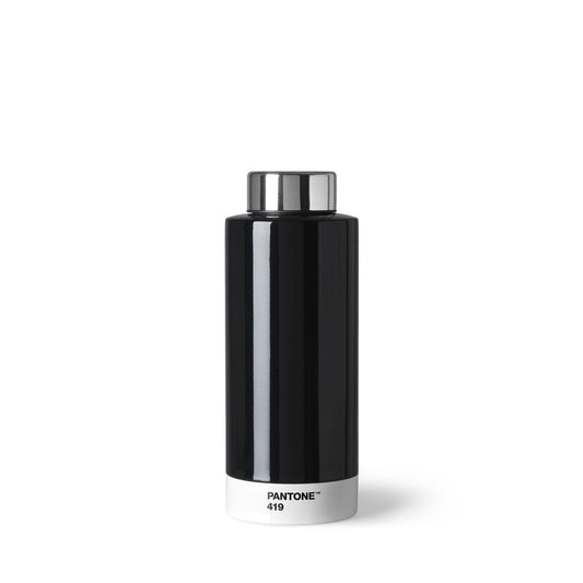 Pantone Thermo Steel Hydration Bottle in Black 419