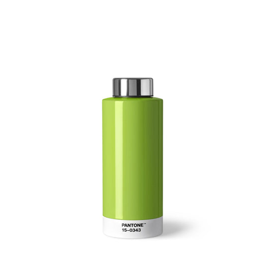 Pantone Thermo Steel Hydration Bottle in Greenery 15-0343
