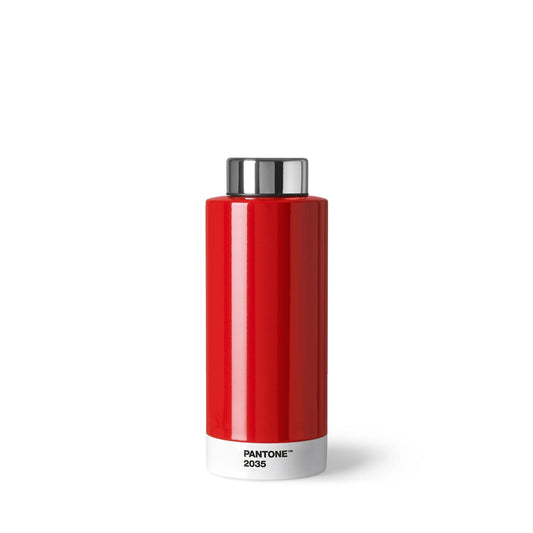Pantone Thermo Steel Hydration Bottle in Red 2035