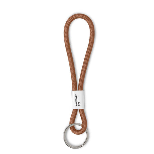 Pantone Short Keychain in Bronze 876 C