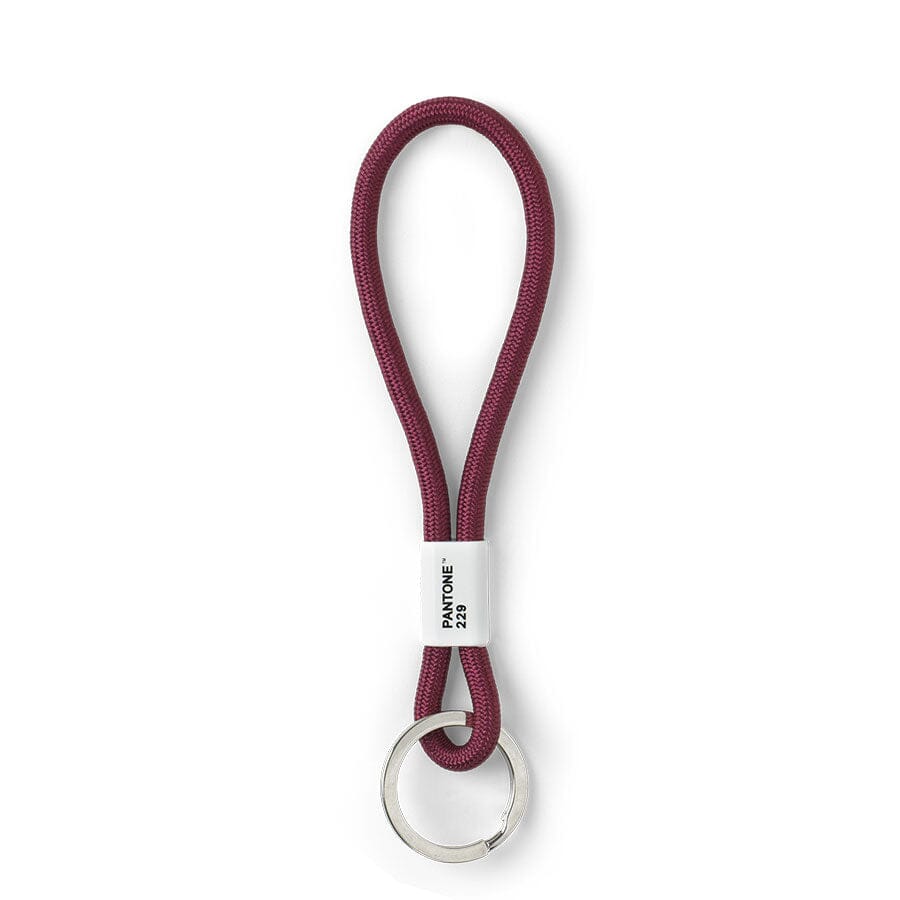 Pantone Short Keychain in Aubergine 229
