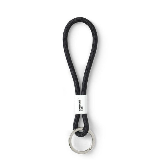 Pantone Short Keychain in Black 419