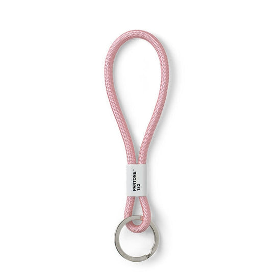 Pantone Short Keychain in Light Pink 182